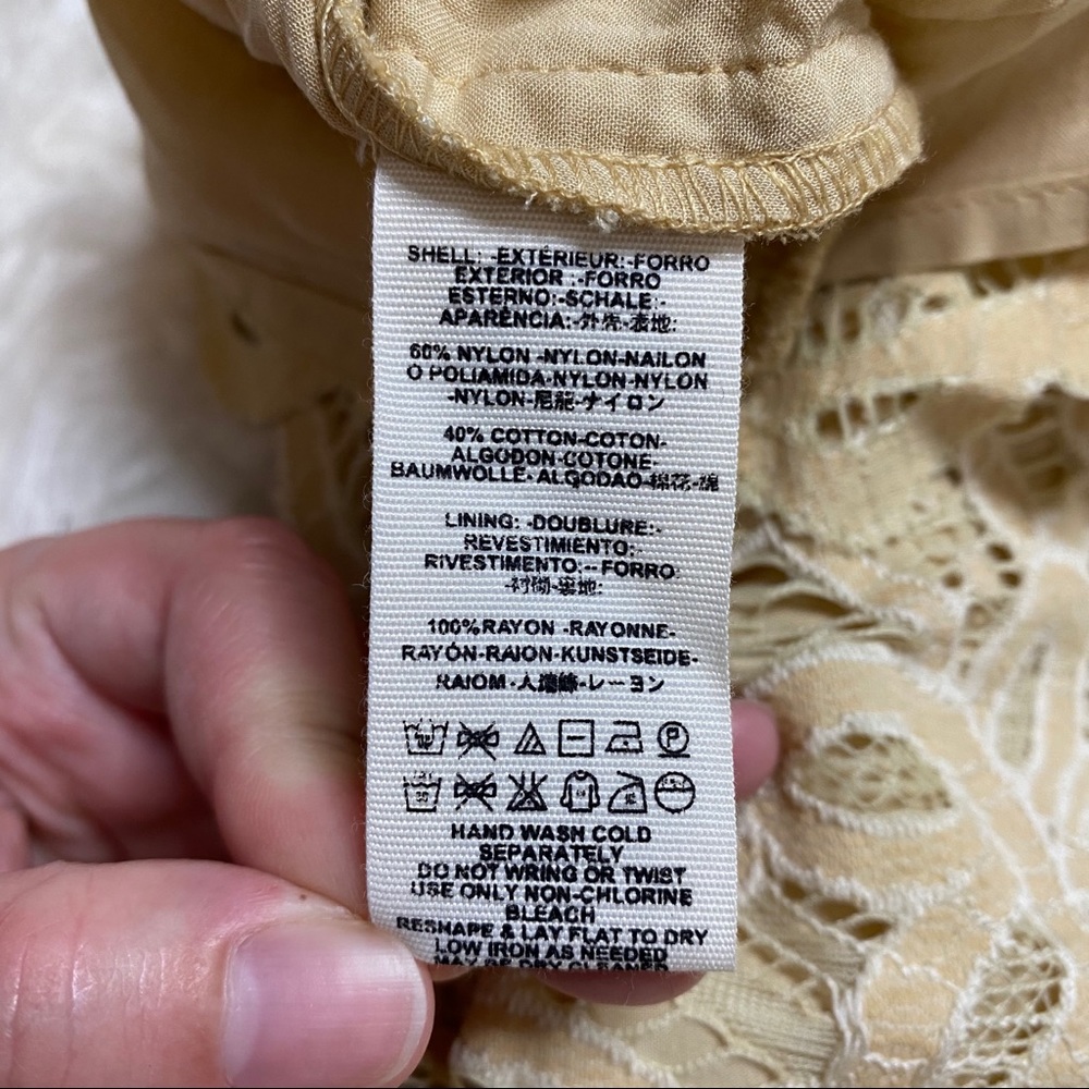 π₯SOLDπ₯ Free People One Million Lovers Mini Dress Cream 2 - Picture 14 of 16